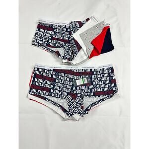 Tommy Hilfiger Women's 10 Pairs Boyshort cotton panties Large